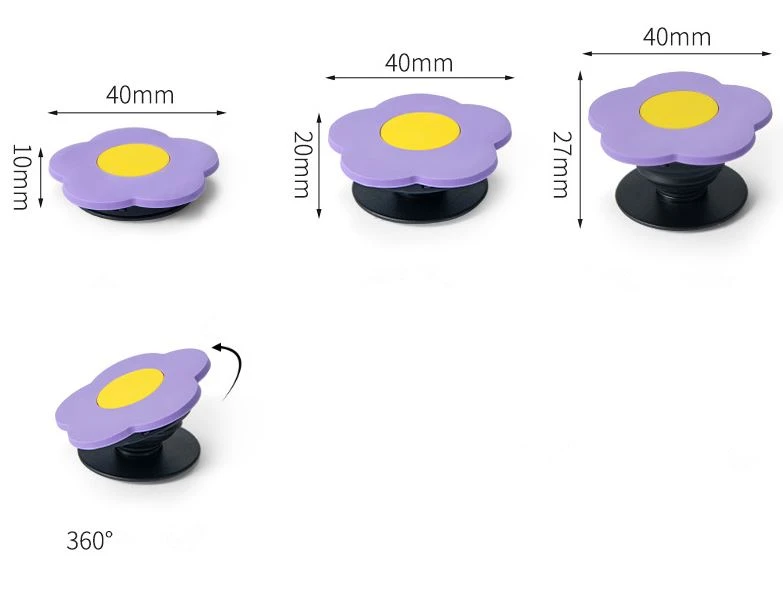 PVC Cute Mobile Holder Phone Socket