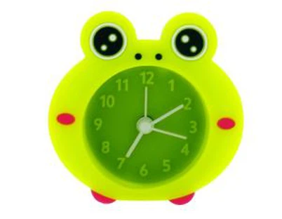 Orologio da tavolo/scrivania in silicone colorato con sveglia