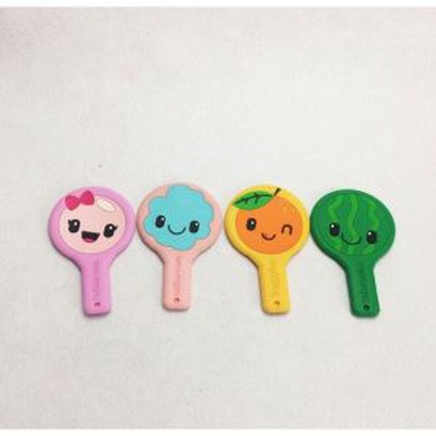 Mini simpatico specchio in silicone per ragazze