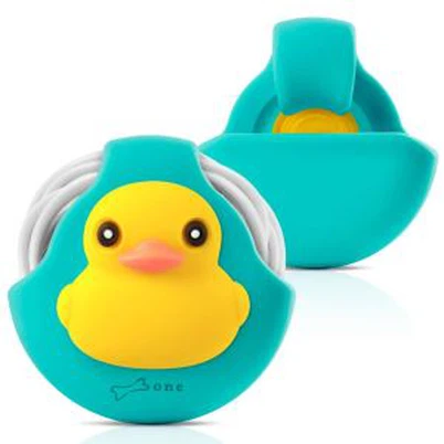 Custodia avvolgente in silicone per auricolari con design a cartone animato