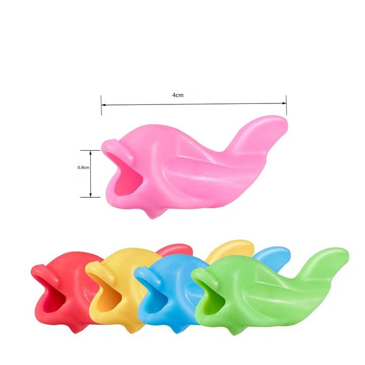 Kids Handwriting Silicone Pen Holder Sleeve