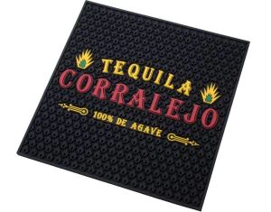 Birra Whisky Promozionale Logo Bar Mat, Bar Rail Mats