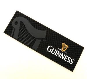 Tappetino da bar GUINNESS Tappetino morbido con filtro in PVC Tappetino per bevande