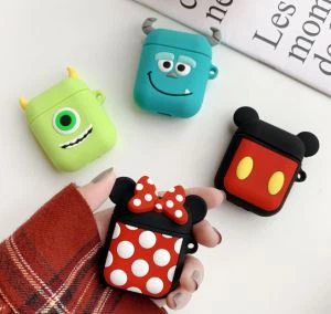 Pratico portaoccite portatile in gomma siliconica senza auricolare