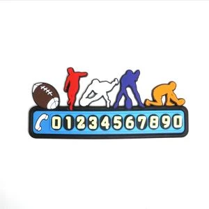 Carte di parcheggio temporanee PVC NBA Basketball Figure