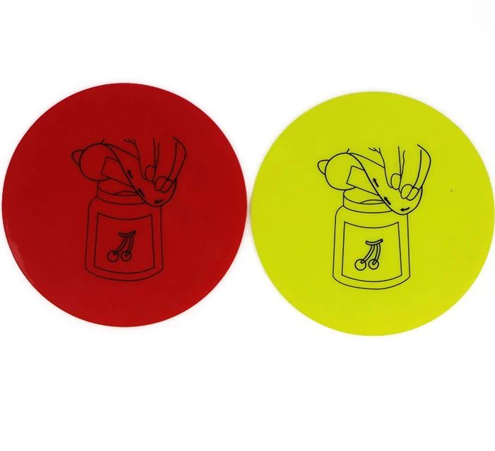 9.5CM Round Shape Insulation Silicone Cup Coaster Mat