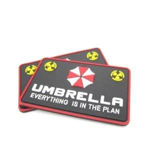 Patch in PVC con logo in gomma siliconica morbida 3D Morale