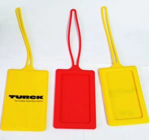 Tag borsa per carte d'identità in silicone da viaggio multi-uso 3D