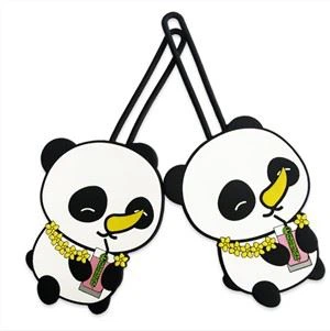 3D Silicone Bagaglio Bagagli Tag Sacchetto di Gomma Tag Pvc Luggage Tags