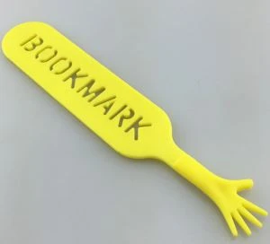 Divertenti segnalibri in PVC morbido 3D Aiutami
