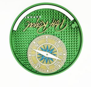 Promozione 3d Embossing Logo Pvc Bar Runner