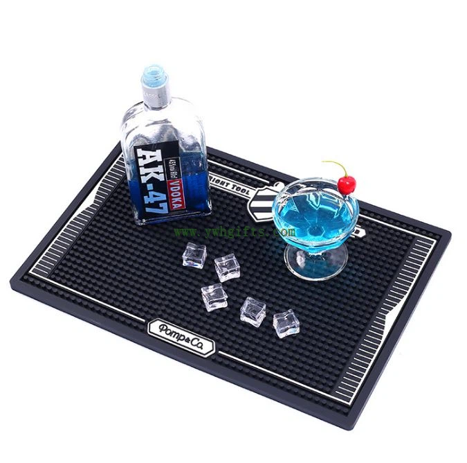 Table Mat Barmat 3d Soft Pvc Bar Runner Mats Bar Cup Mat