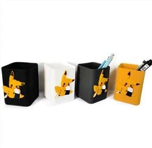 Portamatite promozionale in silicone durevole 3D per ufficio o scuola